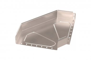 Фотография товара 'Промрукав PR16.3568 Угол горизонтальный 90 градусов Стандарт INOX (AISI 409) 400х100'