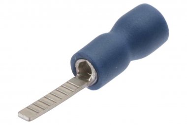 Фотография товара 'Промрукав PR08.10417 Наконечники штифтовые плоские изолированные с ПВХ манжетой (НШПИ) 2,5-10'