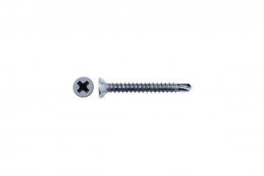 Фотография товара 'Промрукав PR08.9468 Саморез оконный 3,9х32 цинк, белый, потайной сверло'