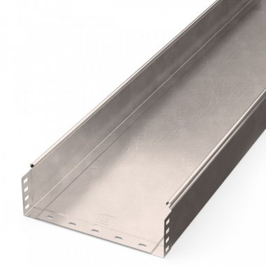 Фотография товара 'Промрукав PR16.2397 Лоток неперфорированный Стандарт INOX (AISI 409) 300х100х3000 (0,8 мм)'