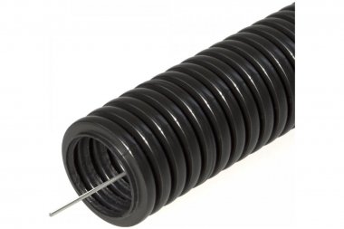 Фотография товара 'Промрукав PR02.0388 Труба гофрированная ПНД безгалогенная (HF) с/з d16 мм'