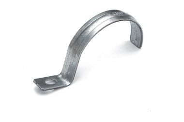 Фотография товара 'Промрукав PR13.02407 Скоба металлическая однолапковая усиленная противопожарная СМОУ d60-63 мм'