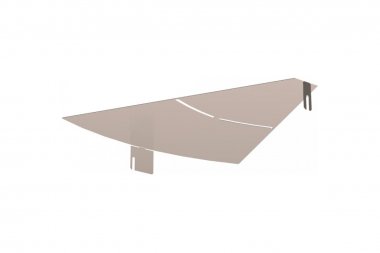 Фотография товара 'Промрукав PR16.3671 Крышка угла горизонтального изменяемого 0-45 градусов Стандарт INOX (AISI 409) 500'