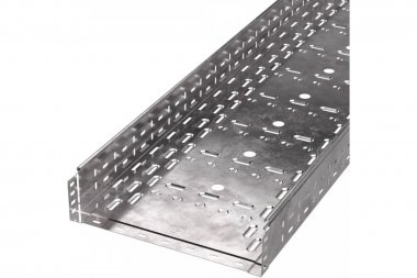 Фотография товара 'Промрукав PR16.0016 Лоток перфорированный Стандарт 400х100х3000 (1,0 мм)'