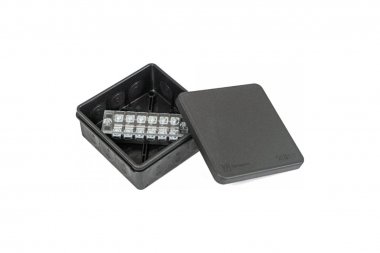 Фотография товара 'Промрукав PR80.0171 Коробка распределительная двухкомпонентная (HF) сечение до 2,5 мм?, 100х100х40'