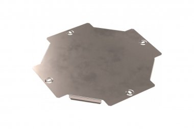 Фотография товара 'Промрукав PR16.3255 Крышка ответвителя Х-образного Стандарт INOX (AISI 409) 150'