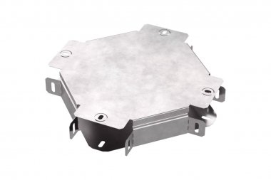 Фотография товара 'Промрукав PR16.0456 Ответвитель Х-образный с крышкой Стандарт 100х50'