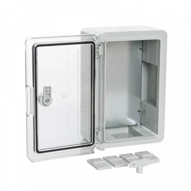 Фотография товара 'Промрукав PR08.26489 Корпус пластиковый с монтажной панелью ЩМП IP65 300х200х130'