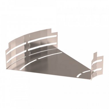 Фотография товара 'Промрукав PR16.3654 Угол горизонтальный изменяемый 0-45 градусов Стандарт INOX (AISI 409) 300х80'