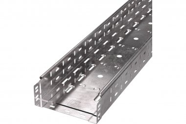 Фотография товара 'Промрукав PR16.2304 Лоток перфорированный Стандарт 200х80х3000 (1,0 мм)'