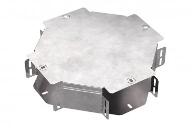 Фотография товара 'Промрукав PR16.0460 Ответвитель Х-образный с крышкой Стандарт 150х80'