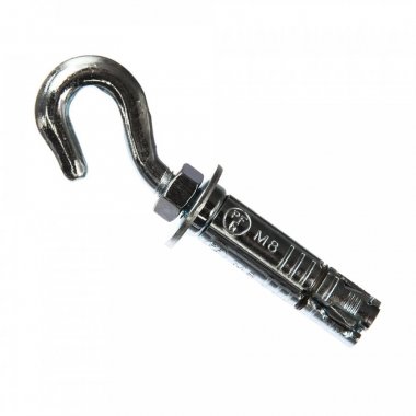 Фотография товара 'Промрукав PR08.26172 Анкерный болт с крюком HBF оцинкованный М16 10х60'