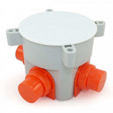 Фотография товара 'Промрукав Коробка установочная для заливки бетоном безгалогенная (HF) 70х72 80-0530'