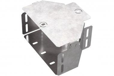 Фотография товара 'Промрукав PR16.0475 Переходник симметричный с крышкой Стандарт 200х100х100'