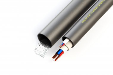 Фотография товара 'Промрукав Труба гладкая ПНД 3-х метровая 50т (4,6мм) , PR14.0105'