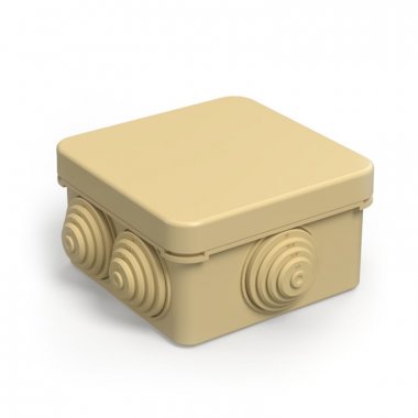 Фотография товара 'Промрукав Коробка распределительная безгалогенная (HF) 70х70х40, 40-0200-1001'