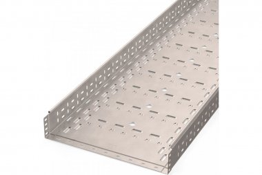 Фотография товара 'Промрукав PR16.2425 Лоток перфорированный Стандарт INOX (AISI 409) 500х100х3000 (1,0 мм)'
