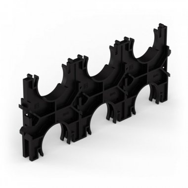 Фотография товара 'Промрукав PR13.02576 Кластер для двустенных труб d40 мм, тройной, двухсторонний'