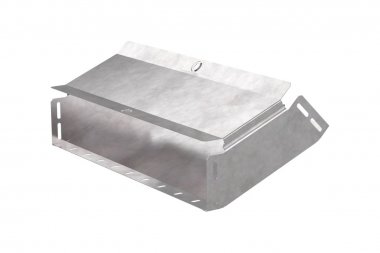 Фотография товара 'Промрукав PR16.0597 Угол вертикальный внутренний 45 градусов с крышкой Стандарт 500х100'