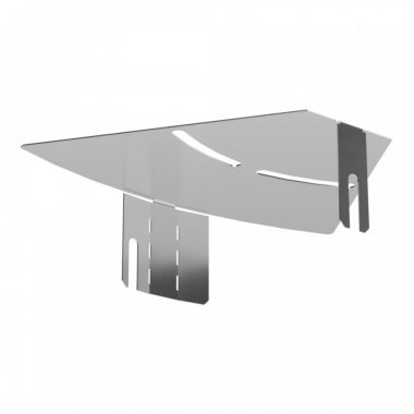 Фотография товара 'Промрукав PR16.3607 Крышка угла горизонтального изменяемого 0-45 градусов Стандарт INOX (AISI 304) 150'