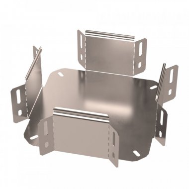 Фотография товара 'Промрукав PR16.3234 Ответвитель Х-образный Стандарт INOX (AISI 409) 100х100'