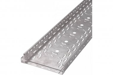 Фотография товара 'Промрукав PR16.1236 Лоток перфорированный Стандарт HDZ 300х50х3000 (0,8 мм) (12 м/уп)'