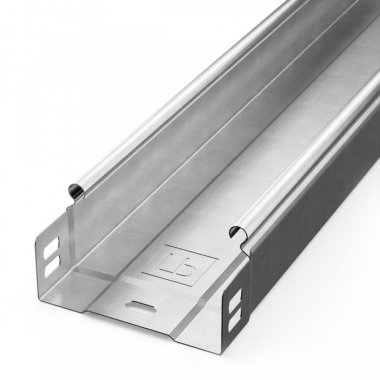 Фотография товара 'Промрукав PR16.2282 Лоток неперфорированный Стандарт INOX (AISI 304) 100х50х3000 (0,8 мм)'