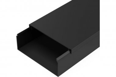 Фотография товара 'Промрукав PR03.0221 Кабель-канал черный 2-й замок в п/э 100х40 мм'