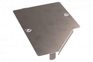 Фотография товара 'Промрукав PR16.5647 Крышка переходника левого Стандарт INOX (AISI 409) 300х200'