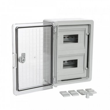 Фотография товара 'Промрукав PR08.26502 Корпус пластиковый распределительный ЩРН-18 IP65 350х250х150'