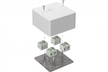 Фотография товара 'Промрукав 40-0460-FR6.0-8-Е60 Коробка огнестойкая для кабель-канала 40-0460-FR6.0-8 Е15-Е60'