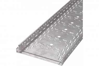 Фотография товара 'Промрукав PR16.1239 Лоток перфорированный Стандарт HDZ 400х50х3000 (1,0 мм) (6 м/уп)'