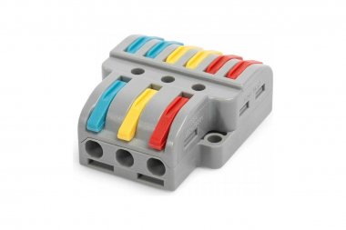 Фотография товара 'Промрукав PR08.12598 СМК ответвительная сечение 0,08 - 4 мм? 3-проводная 6 выводов'