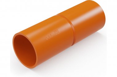Фотография товара 'Промрукав PR13.1251 Патрубок-муфта оранжевая d32 мм'