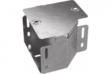 Фотография товара 'Промрукав PR16.0488 Переходник левый с крышкой Стандарт 150х100х100'