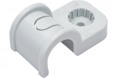 Фотография товара 'Промрукав PR13.0397 Крепеж-скоба пластиковая односторонняя для прямого монтажа атмосферостойкая'