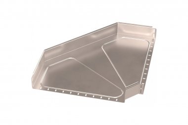 Фотография товара 'Промрукав PR16.3574 Угол горизонтальный 90 градусов Стандарт INOX (AISI 409) 600х100'