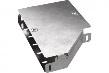 Фотография товара 'Промрукав PR16.0497 Переходник левый с крышкой Стандарт 300х200х50'