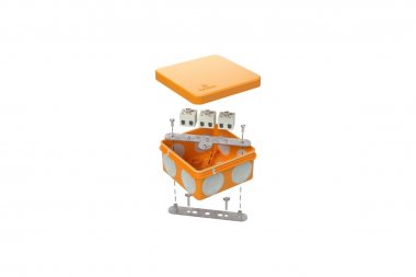 Фотография товара 'Промрукав 60-0210-FR6.0-4-4-Р Коробка огнестойкая разветвительная для о/п 80х80х40'