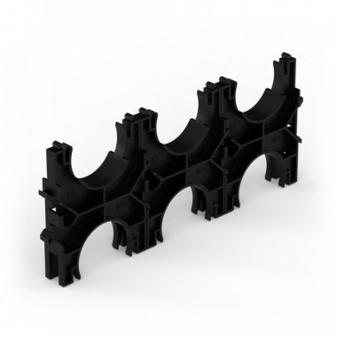 Фотография товара 'Промрукав PR13.02577 Кластер для двустенных труб d50 мм, тройной, двухсторонний'