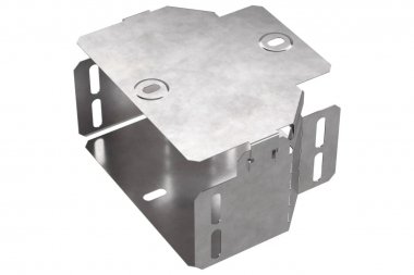 Фотография товара 'Промрукав PR16.0469 Переходник симметричный с крышкой Стандарт 150х100х80'