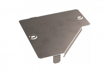 Фотография товара 'Промрукав PR16.5643 Крышка переходника левого Стандарт INOX (AISI 409) 200х100'