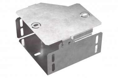 Фотография товара 'Промрукав PR16.0505 Переходник правый с крышкой Стандарт 150х100х80'