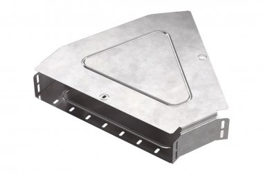 Фотография товара 'Промрукав PR16.0614 Угол горизонтальный 45 градусов с крышкой Стандарт 400х80'