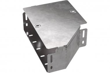 Фотография товара 'Промрукав PR16.0503 Переходник левый с крышкой Стандарт 300х200х100'