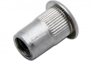 Фотография товара 'Промрукав PR08.4260 Заклепка резьбовая, стальная оцинкованная цилиндр, М5х0,8х13,0'