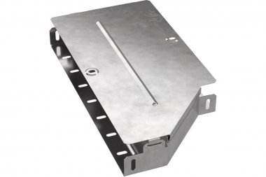 Фотография товара 'Промрукав PR16.0685 Переходник левый с крышкой Стандарт 400х300х50'