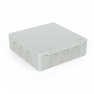 Фотография товара 'Промрукав 60-0302 Коробка распределительная для прямого монтажа двухкомпонентная безгалогенная (HF) 100х100х30'