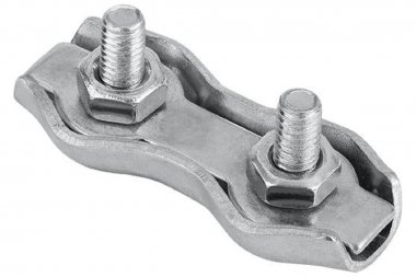 Фотография товара 'Промрукав PR08.3889 Зажим троса двойной D4мм Duplex'