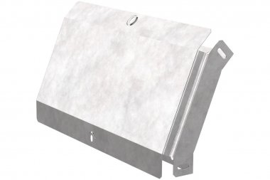 Фотография товара 'Промрукав PR16.0574 Угол вертикальный внешний 45 градусов с крышкой Стандарт 400х50'